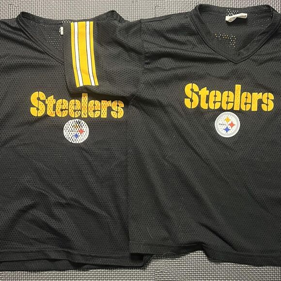 LOT X2 Kids Medium Steelers Jerseys - Picture 1 of 8